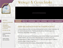 Tablet Screenshot of orben-weine.de